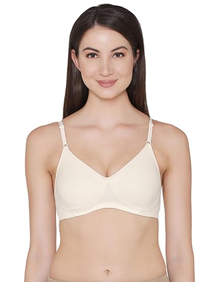 Clovia TrueComfort Women's Cotton Non-Padded Wire-Free Full-Coverage T-Shirt Bra
